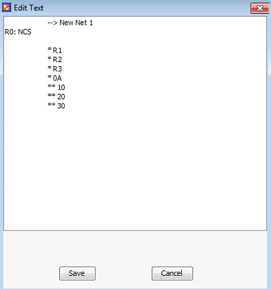 ∆ Image VBS2Fires_62: FIRES Radio Net Editor Modify Callsign Name window